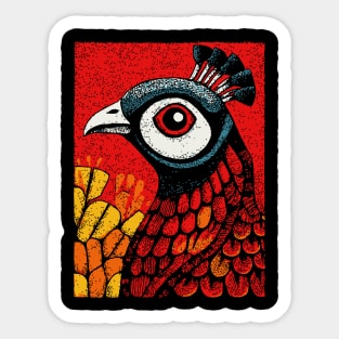 Psychedelic Peacock | Argus Panoptes Inspired Sticker